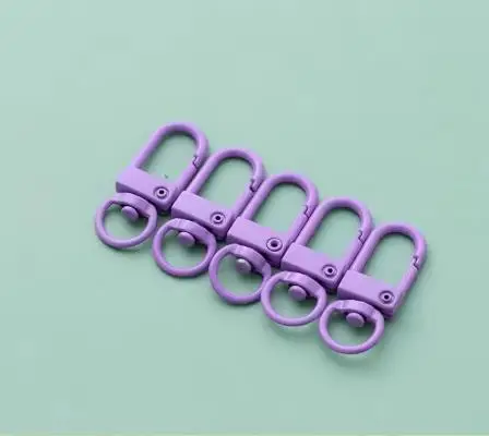 8pcs/lot Metal Universal Buckle Bag Buckle Multi Color Optional Key Buckle Alloy Buckle Lobster Buckle Bag Accessories