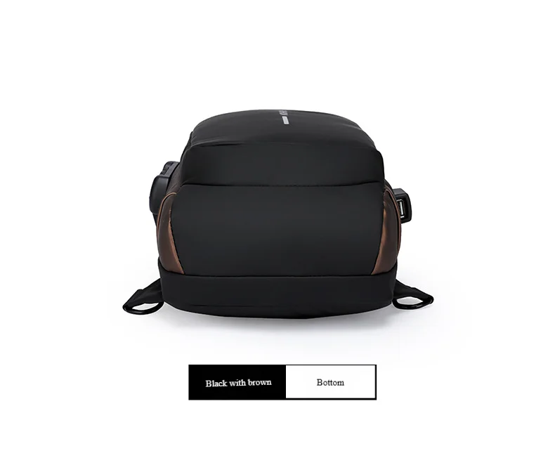 Men's Anti-Theft Chest Bag with Password Lock & USB Port Waterproof Crossbody Sling Backpack for Travel Work Cycling