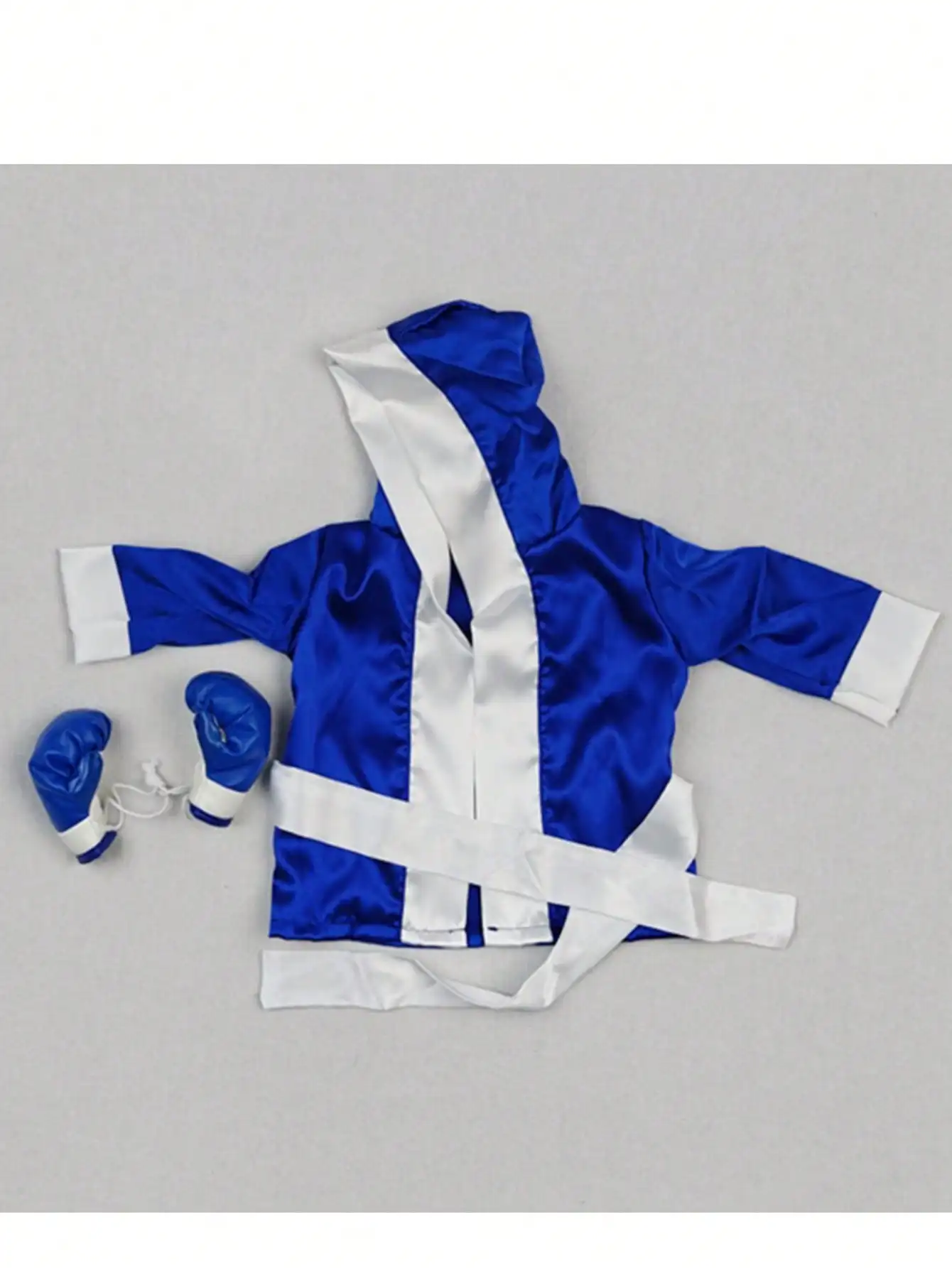 Newborn Photography Outfit Baby Boxing Robe Set Gloves Shorts Props Champion Costume