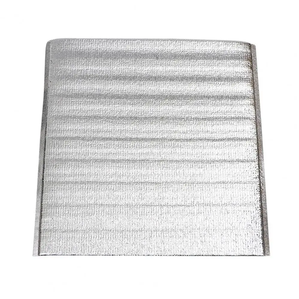 50Pcs/Pack Folding Ice Cold Warm Aluminum Foil Bag Delivery Carrier Drink Storage Insulation Bag Packing Food Thermal Cooler Bag