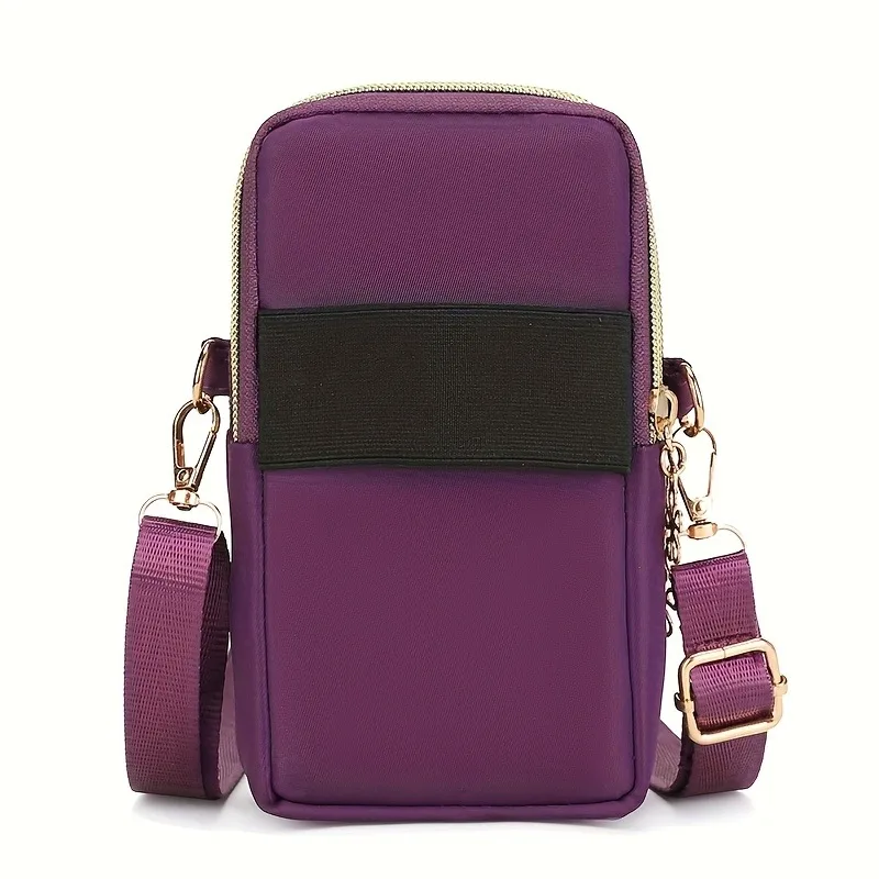 Floral Alphabet Z Printed Fashionable Casual Single-Shoulder Crossbody Bag, New Design Nylon Single-Shoulder Bag for Women