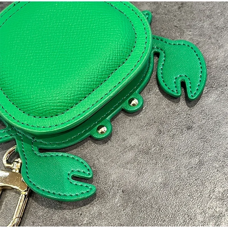 Crab Coin Purse Bag Charm Pendant,Mini Wallet Zipper Pouch for Earphone Storage,Backpack Handbag Hanging Decoration Accessories