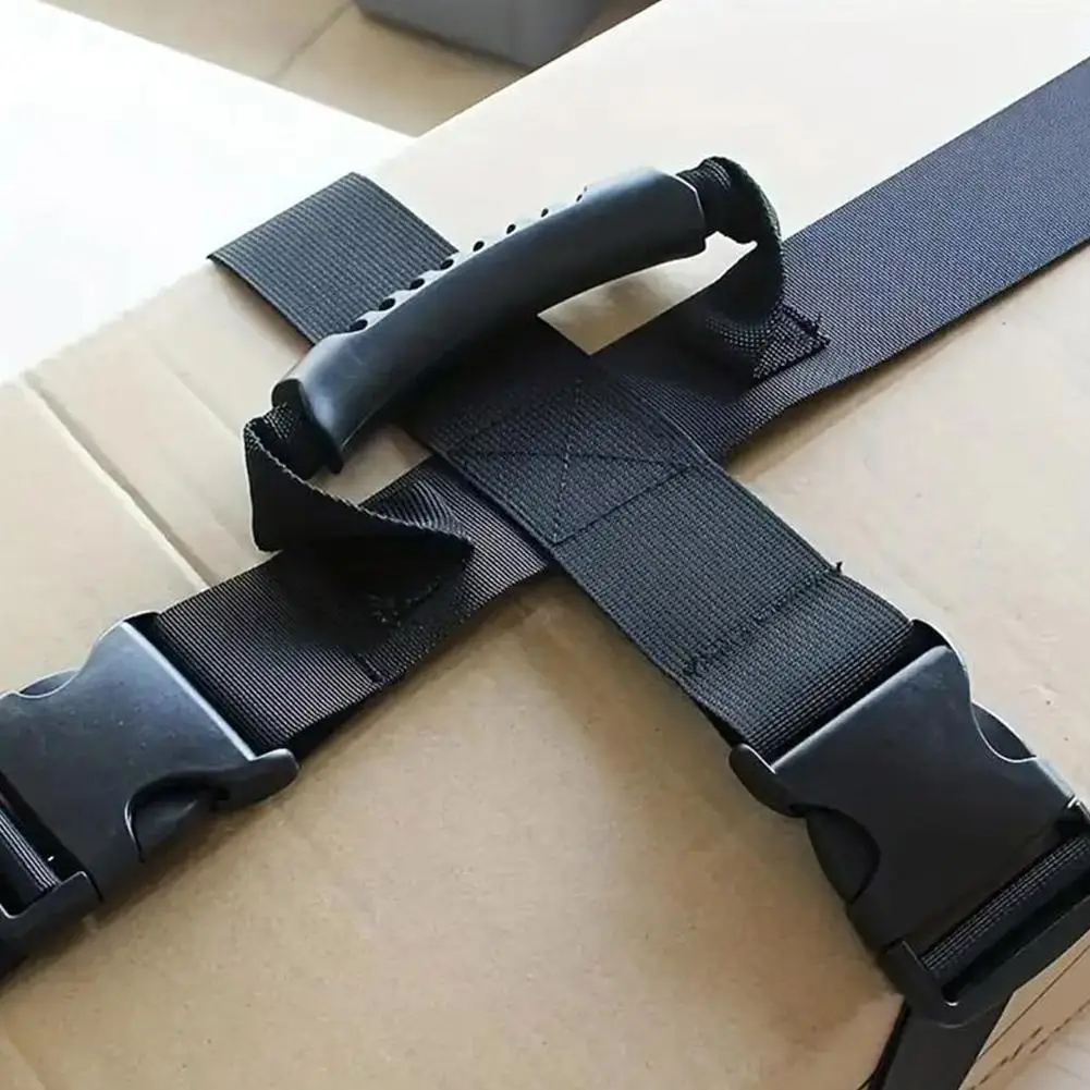 Adjustable Nylon Moving Strap Luggage Packing Straps Heavy Duty Box Lifting Belt Cargo Moving Carrying Strap for Easy Transport