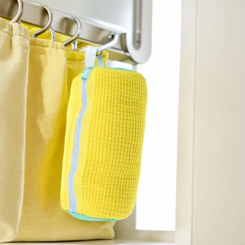 Fluffy Fiber 360 ° Surround Cleaning Shoe Washing Bag - Reusable Durable Machine-Washable Laundry Bag with Zipper Closure(1Pc)