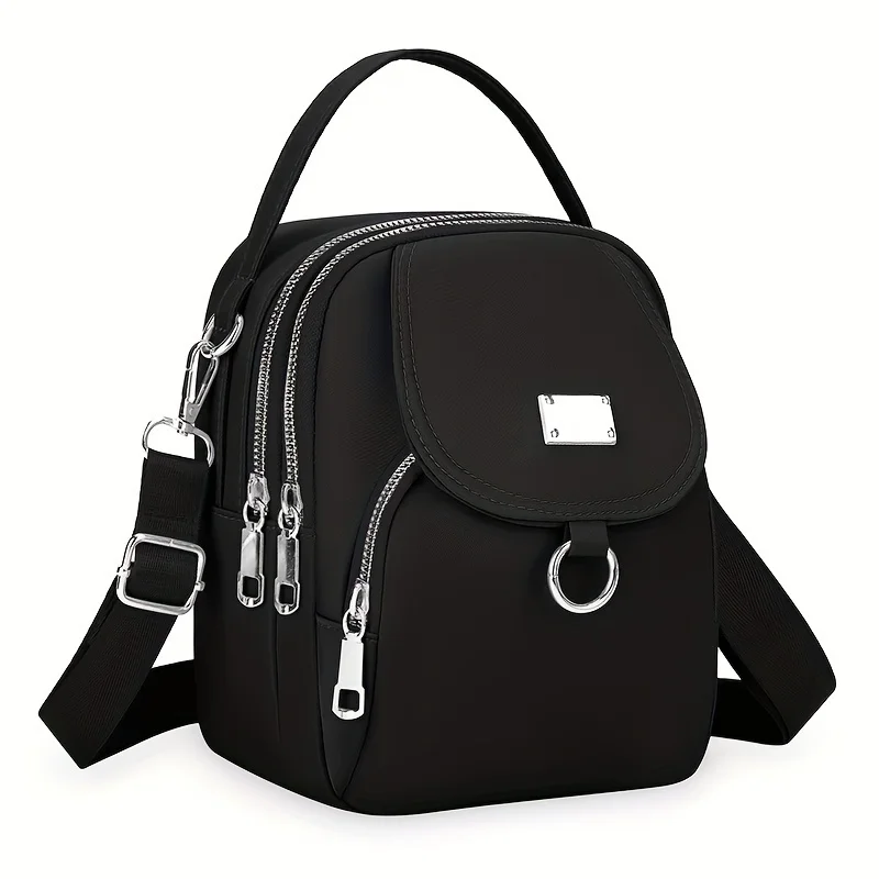 Hot Crossbody Bag Solider Color For Women Fashion Portable Casual Bag Students Cross Body Shoulder Bag