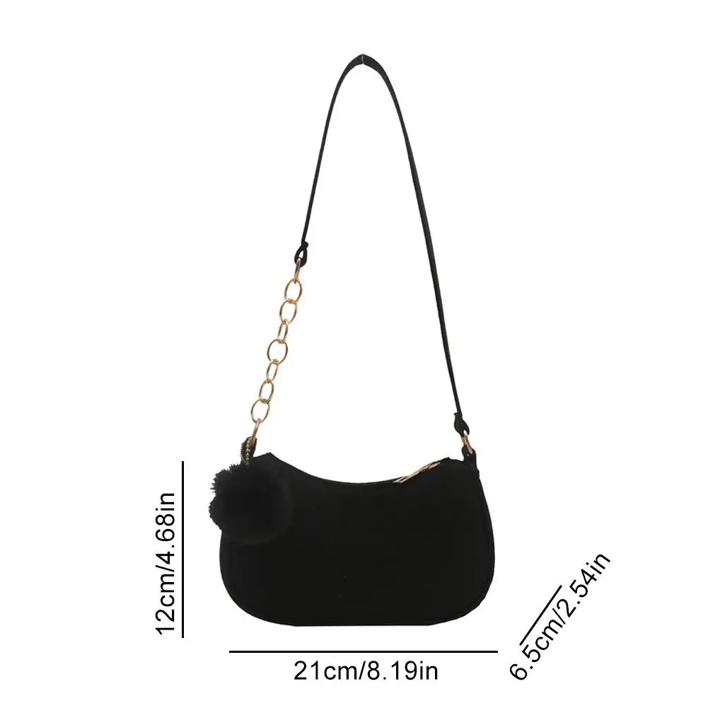 Mini Women Shoulder Bags Fashion Felt Women's Bag Design Advanced Underarm Handbags Mini Saddle Bag