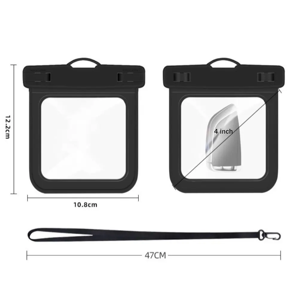 Durable 30M Underwater Waterproof Bag IPX8 Protection Mini Card Wallet TPU Small Items Dry Bag for Keys Wallet