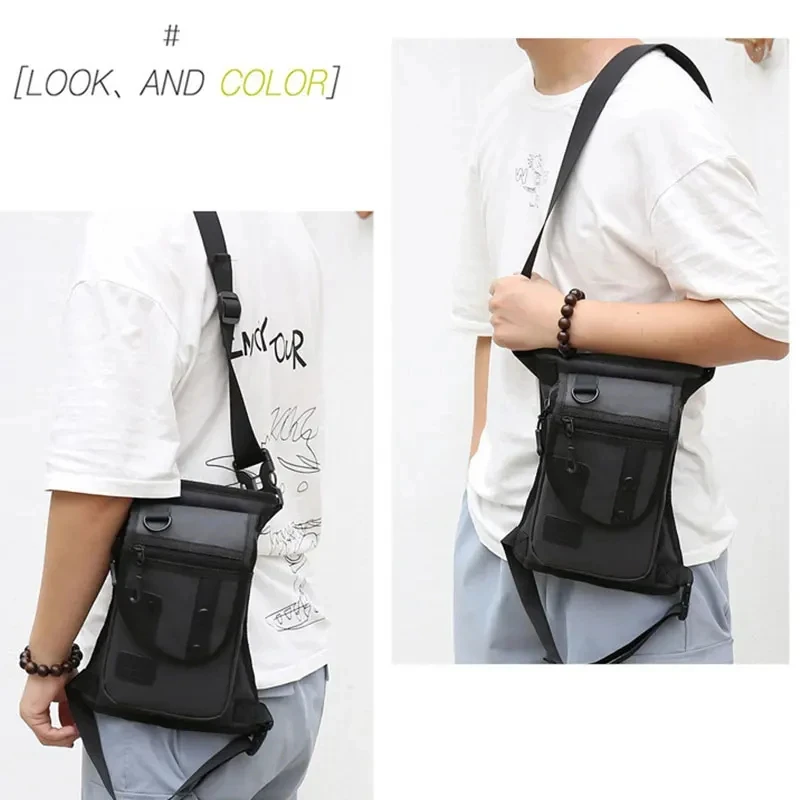 Climbing Men Leg Bag Outdoor Travel Sports Hip Motorcycle Riding Leggings Thigh Bags Portable Waist Cell Phone Leisure Pack