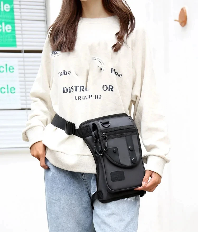 Climbing Men Leg Bag Outdoor Travel Sports Hip Motorcycle Riding Leggings Thigh Bags Portable Waist Cell Phone Leisure Pack