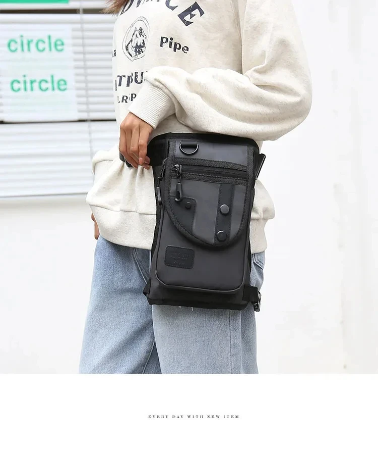Climbing Men Leg Bag Outdoor Travel Sports Hip Motorcycle Riding Leggings Thigh Bags Portable Waist Cell Phone Leisure Pack