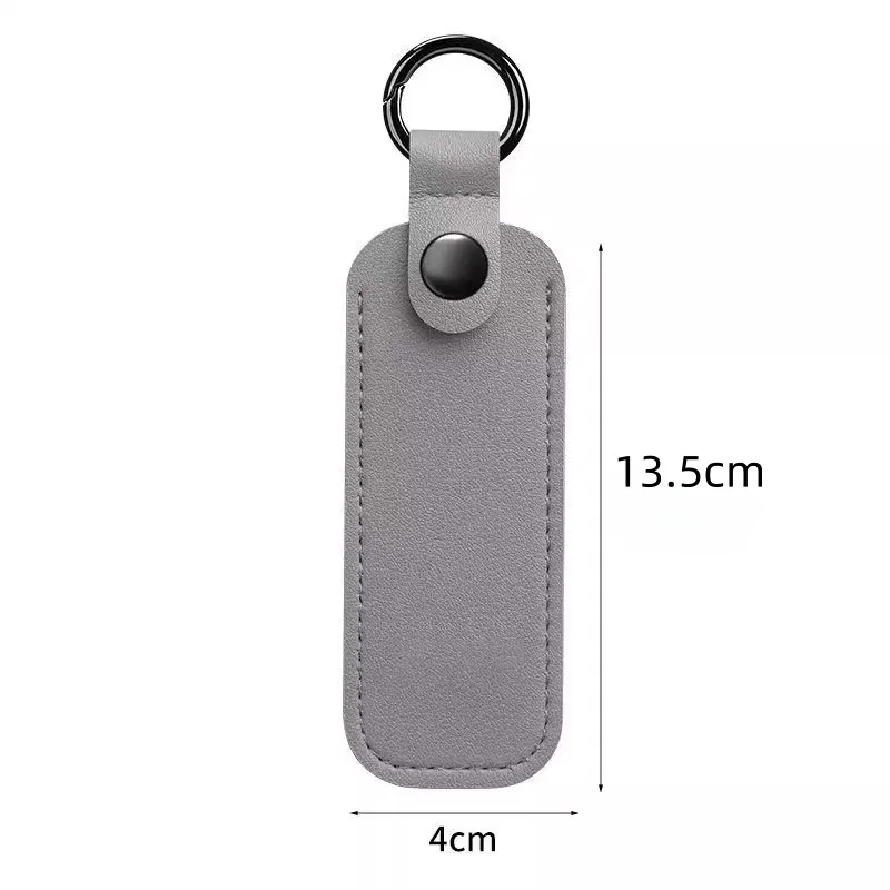 Leather U Disk Pouch Key Ring Holder USB Flash Drive Storage Bag Pendrive Protective Cover Memory Stick Case