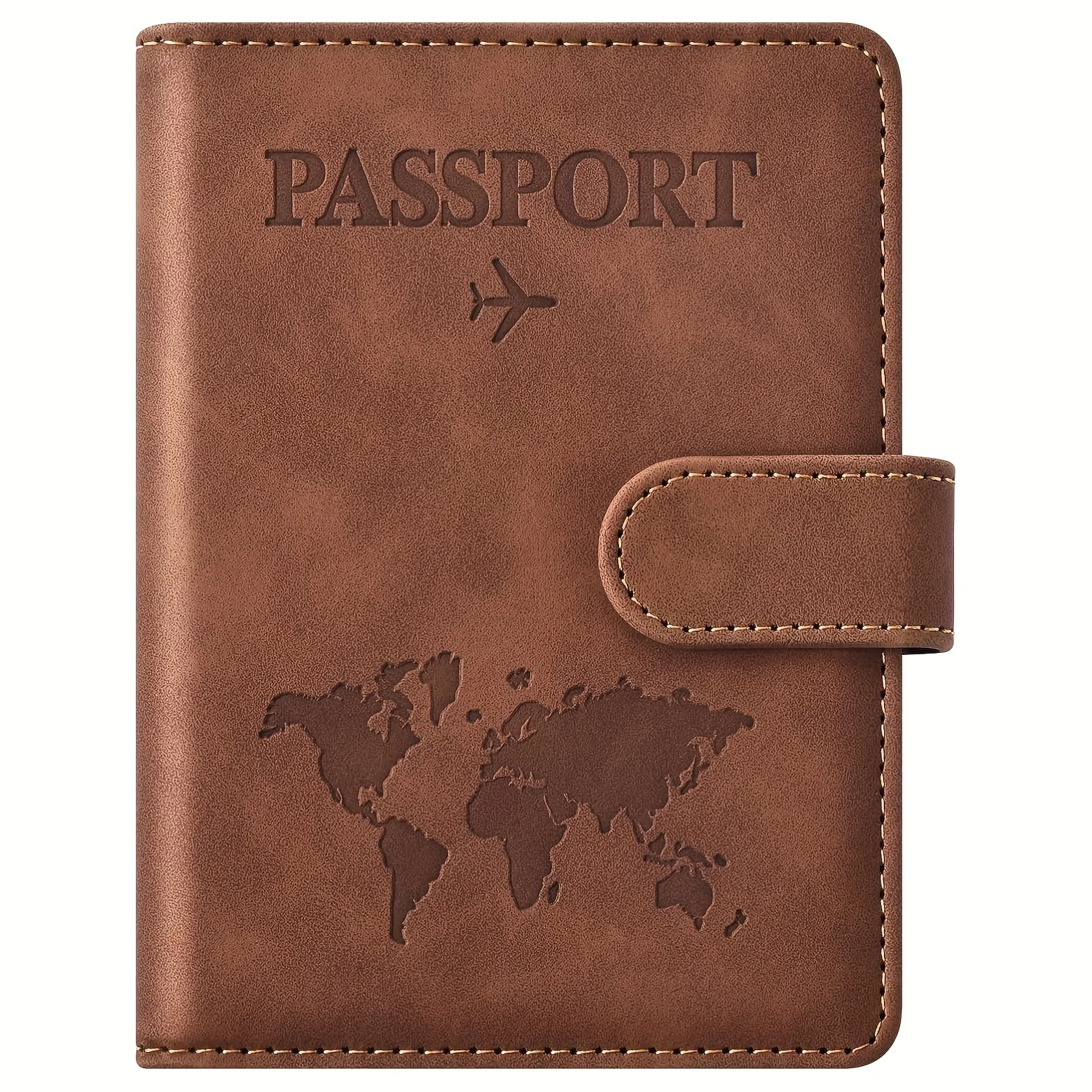 Passport Holder, Passport Cover with Credit Card Slot and Boarding Pass Slot Combo, Passport Wallet Case Book Travel Must Have