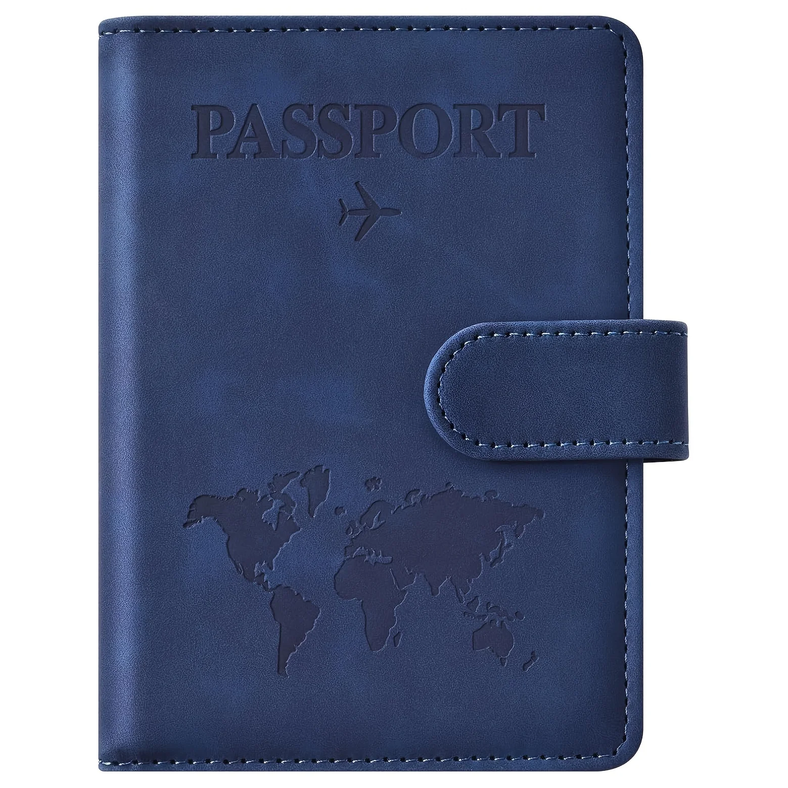 Passport Holder, Passport Cover with Credit Card Slot and Boarding Pass Slot Combo, Passport Wallet Case Book Travel Must Have