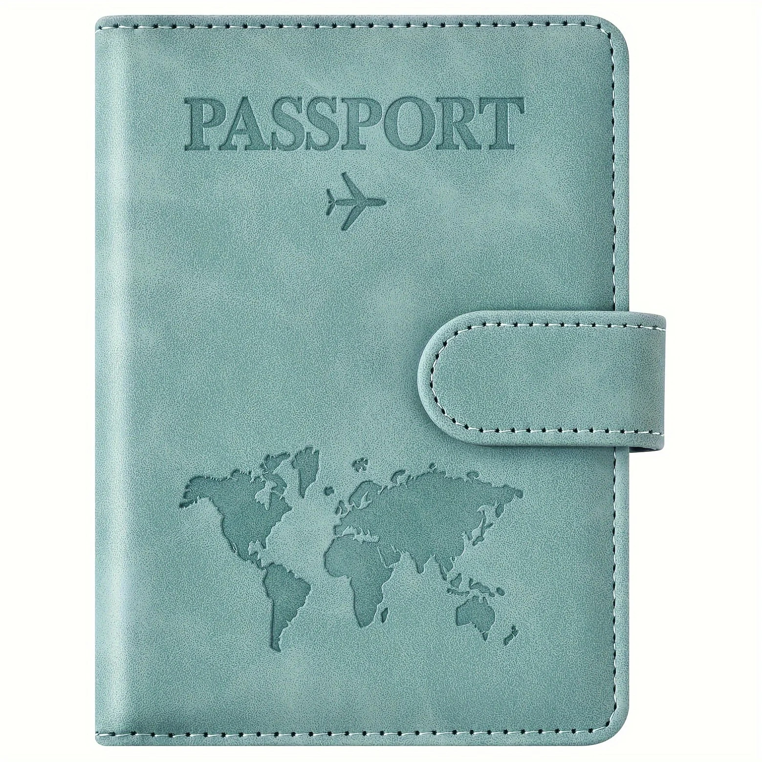 Passport Holder, Passport Cover with Credit Card Slot and Boarding Pass Slot Combo, Passport Wallet Case Book Travel Must Have