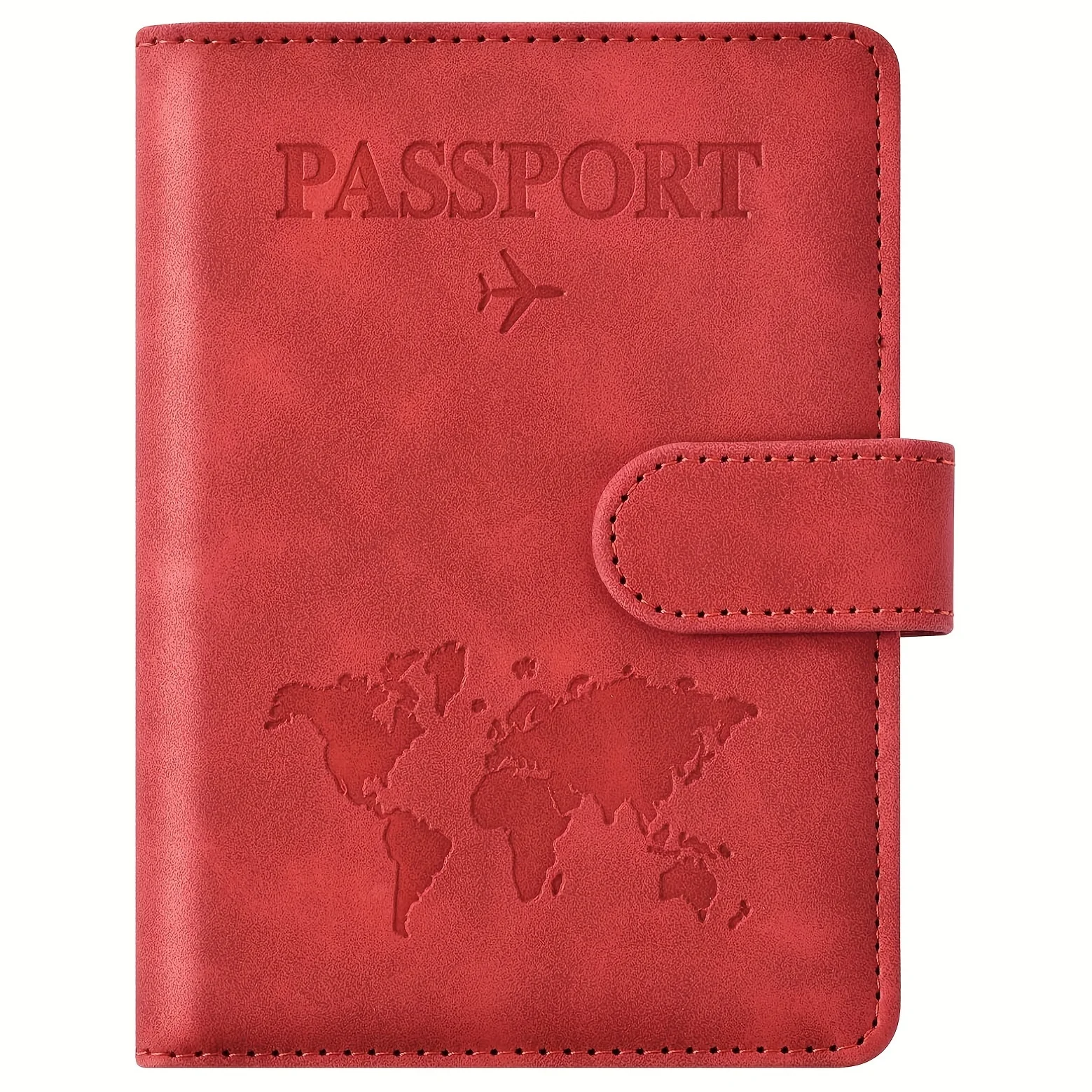 Passport Holder, Passport Cover with Credit Card Slot and Boarding Pass Slot Combo, Passport Wallet Case Book Travel Must Have