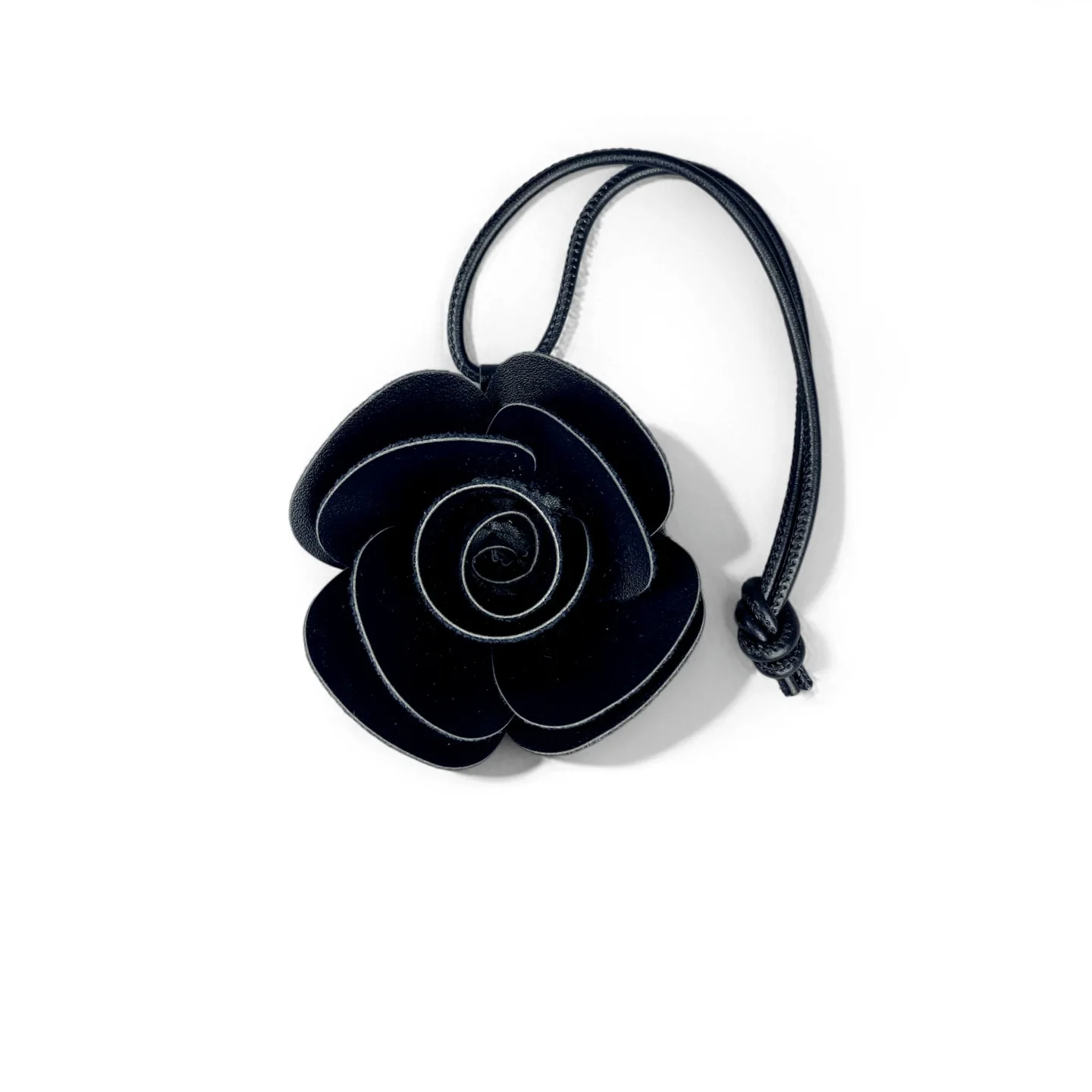 5 Colors Handmade PU Leather Camellia Flower Keychain/Bag Charm-Summer Beach Vibe/Gift-Car/Bag Accessory/Decor-Keychain For Her
