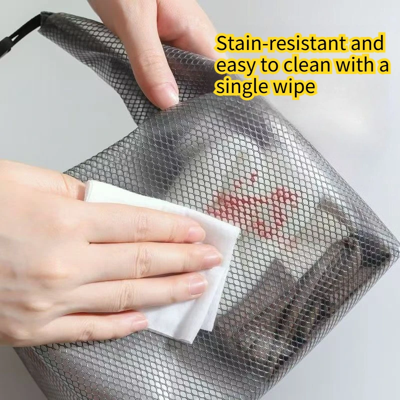 Waterproof Cosmetic Storage Bag with Buckle Portable Swimwear Organizer for Fitness Travel Swimming Drifting Outdoor Sports