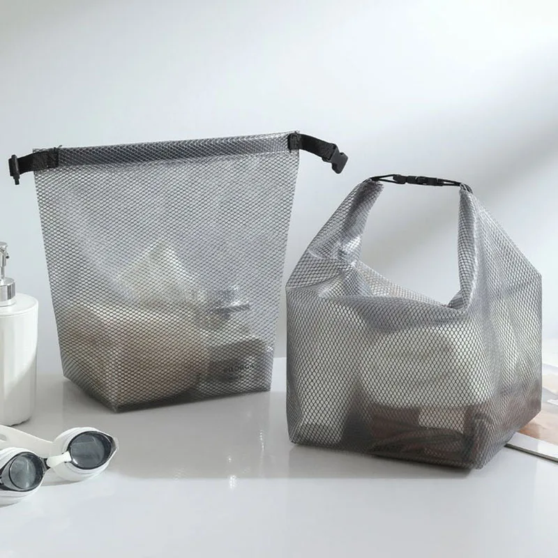 Waterproof Cosmetic Storage Bag with Buckle Portable Swimwear Organizer for Fitness Travel Swimming Drifting Outdoor Sports