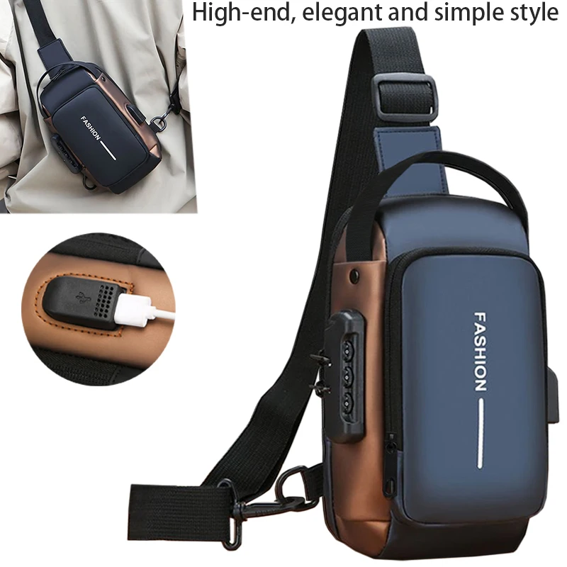 Handy Compact Fashion Sling Bag Multi-Color Design Adjustable-Strap Lightweight for Commute Outdoor Trips Functional Bag