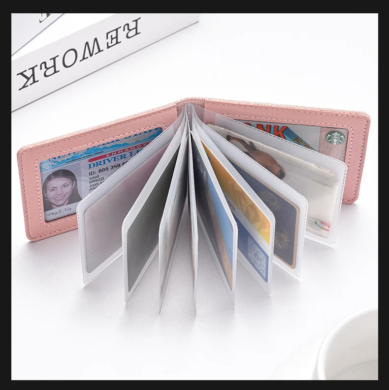 Driver's License Holder Pu Leather Cover Car Driver's License Protective Case Multi-Function Credit Card Bag