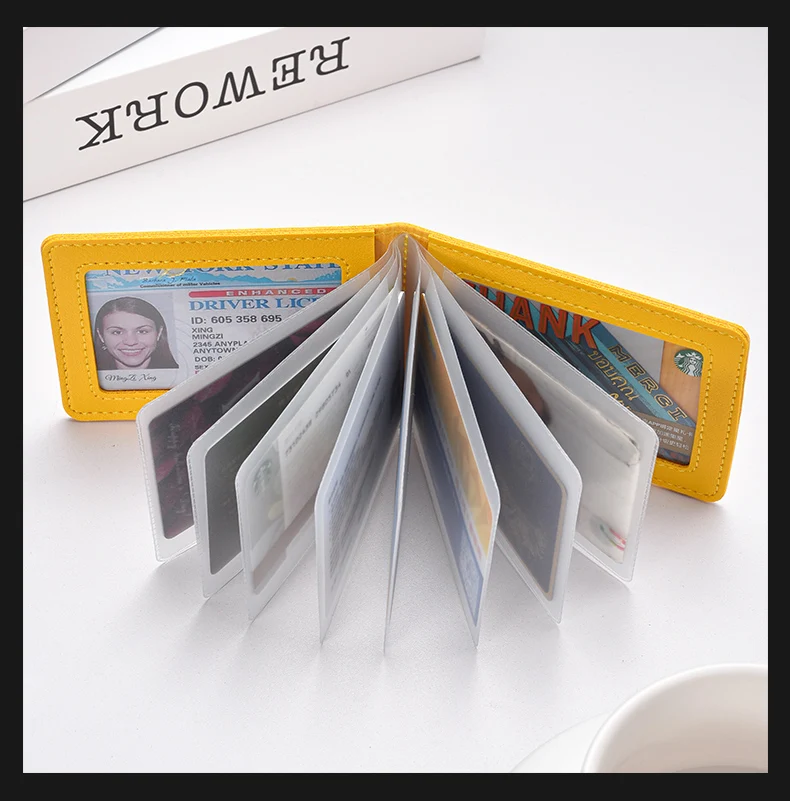 Driver's License Holder Pu Leather Cover Car Driver's License Protective Case Multi-Function Credit Card Bag