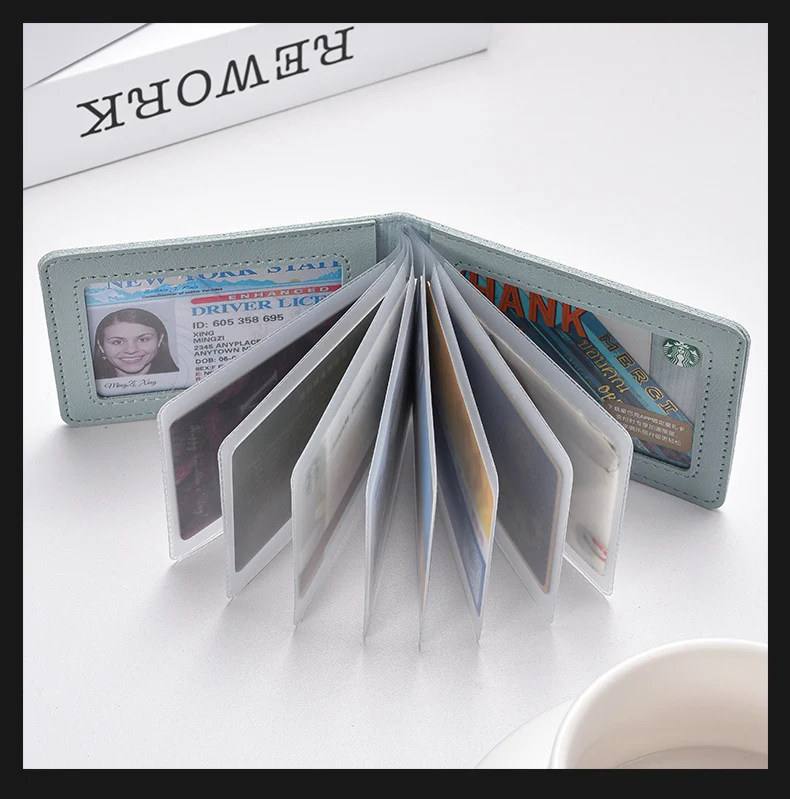 Driver's License Holder Pu Leather Cover Car Driver's License Protective Case Multi-Function Credit Card Bag