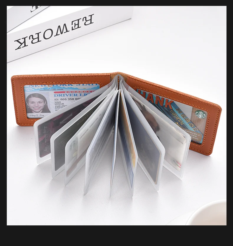 Driver's License Holder Pu Leather Cover Car Driver's License Protective Case Multi-Function Credit Card Bag