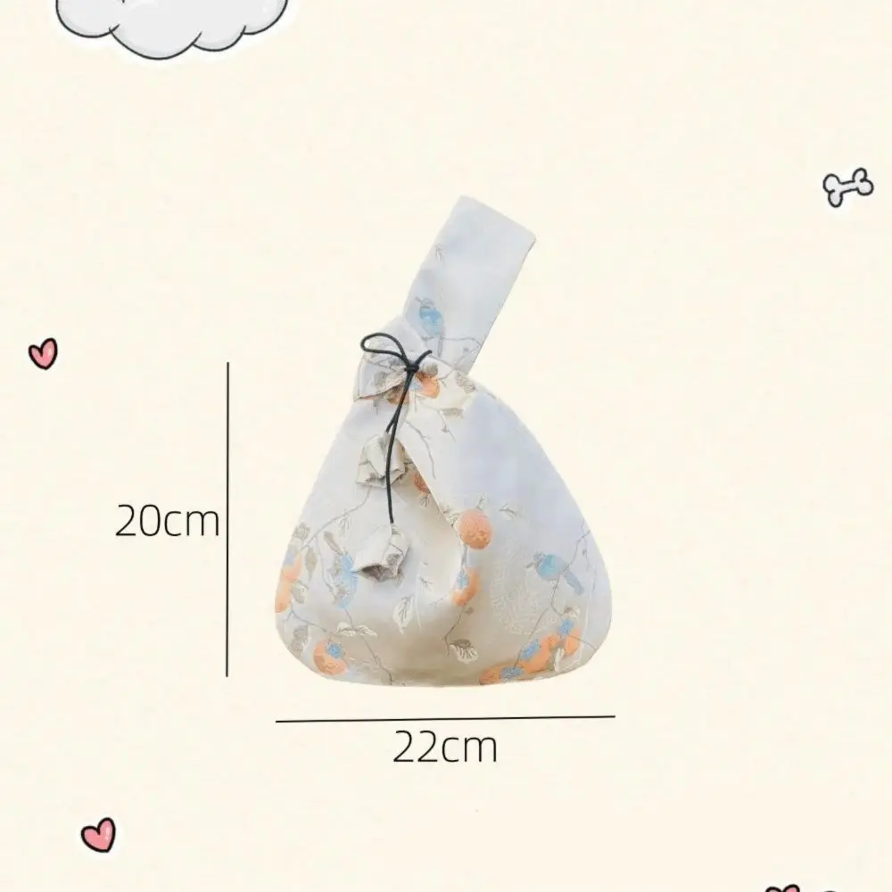 3Colors Tassel Wrist Bag Chinese Style Tassel Pendant Embroidery Hanfu Handbag Cheongsam Accessories Imitation Silk Gift Pouch