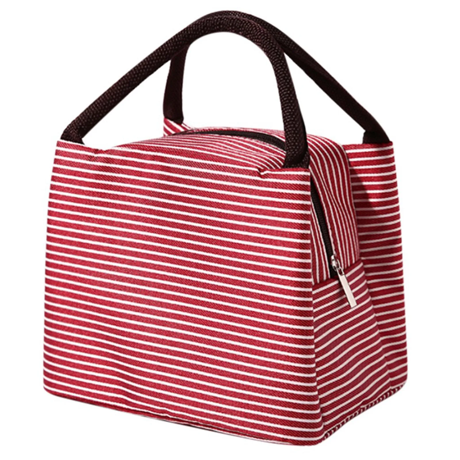 Lunch Bag Handle Insulation Cooler Bag For Women Kid Lunch Box Picnic Travel Portable Food Storage Breakfast Thermal Food Bag