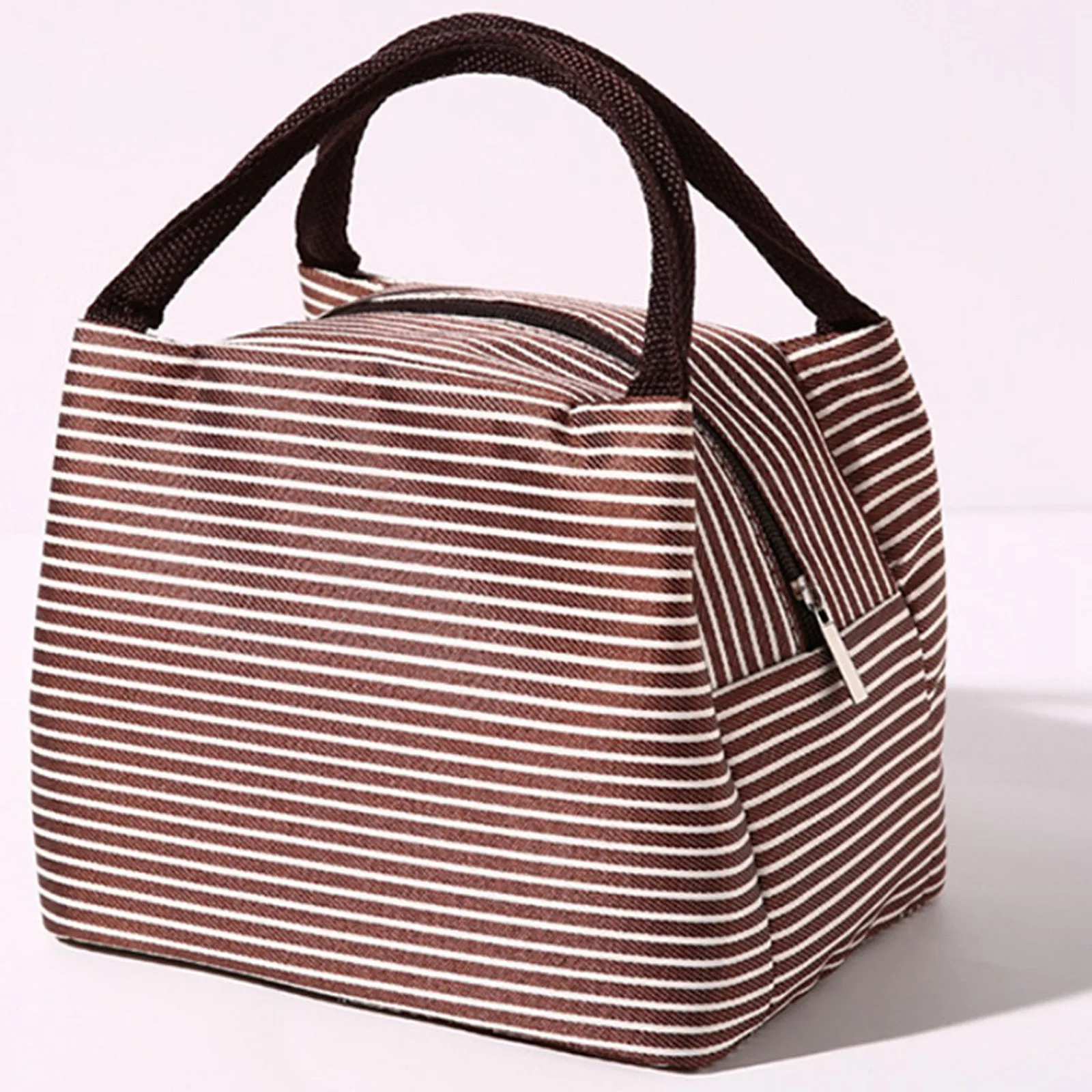 Lunch Bag Handle Insulation Cooler Bag For Women Kid Lunch Box Picnic Travel Portable Food Storage Breakfast Thermal Food Bag