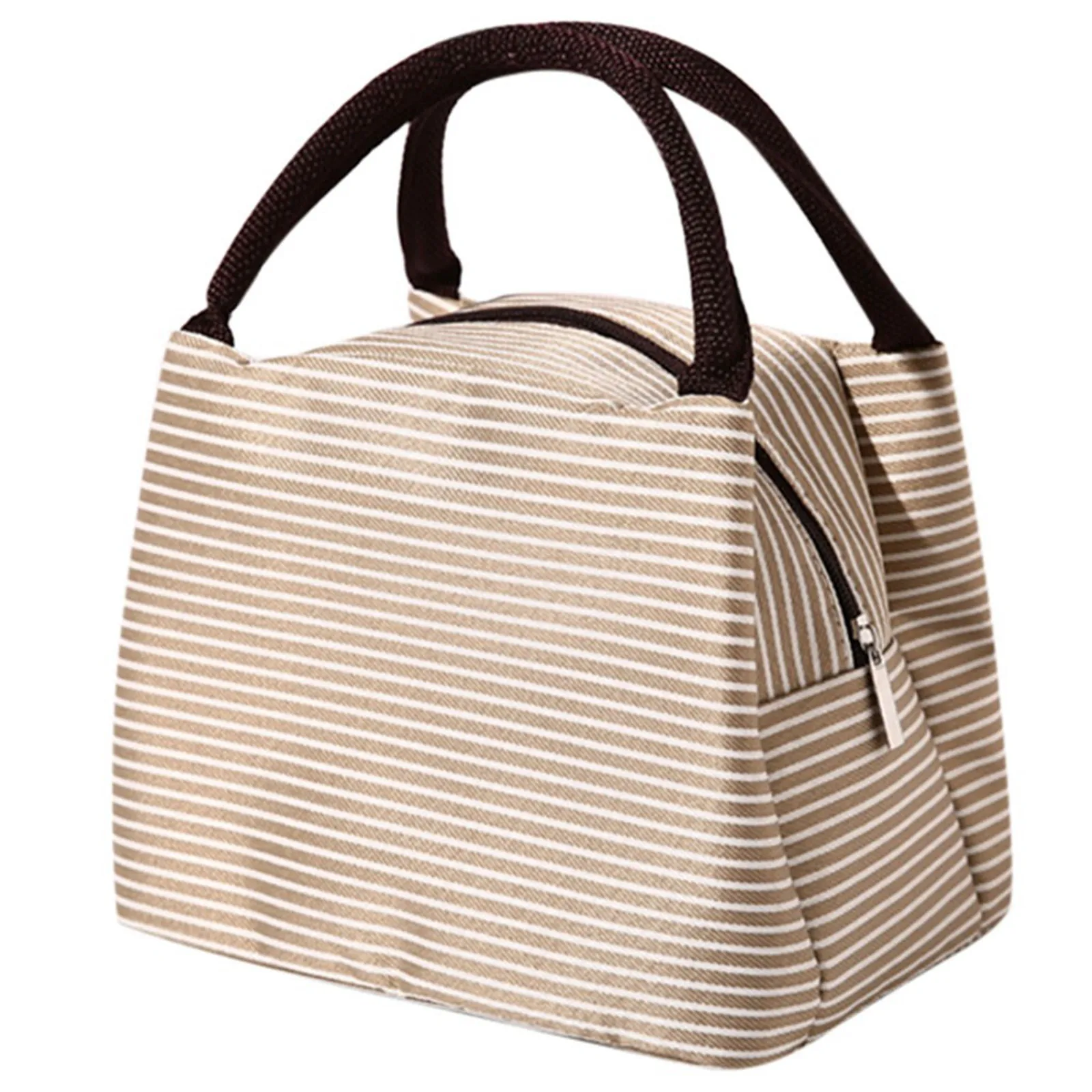 Lunch Bag Handle Insulation Cooler Bag For Women Kid Lunch Box Picnic Travel Portable Food Storage Breakfast Thermal Food Bag