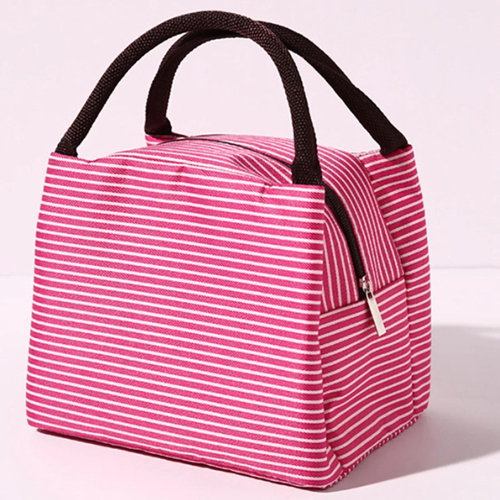 Lunch Bag Handle Insulation Cooler Bag For Women Kid Lunch Box Picnic Travel Portable Food Storage Breakfast Thermal Food Bag