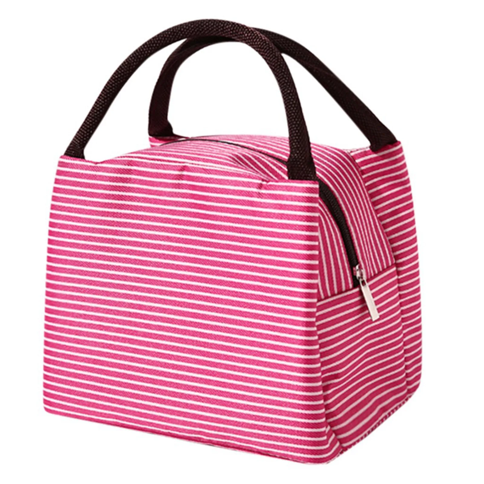 Lunch Bag Handle Insulation Cooler Bag For Women Kid Lunch Box Picnic Travel Portable Food Storage Breakfast Thermal Food Bag