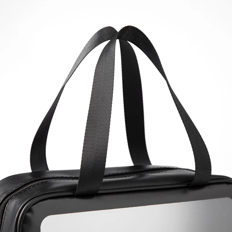Waterproof Clear Travel Wash Bag Transparent Cosmetic Makeup Organizer Portable Handheld Toiletry Storage for Men S/M/L Sizes