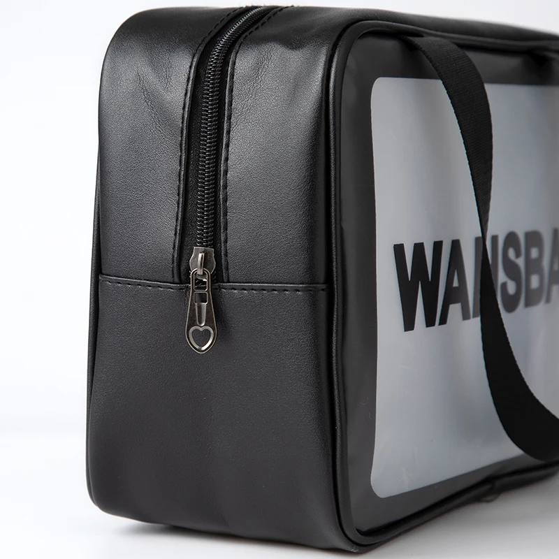 Waterproof Clear Travel Wash Bag Transparent Cosmetic Makeup Organizer Portable Handheld Toiletry Storage for Men S/M/L Sizes
