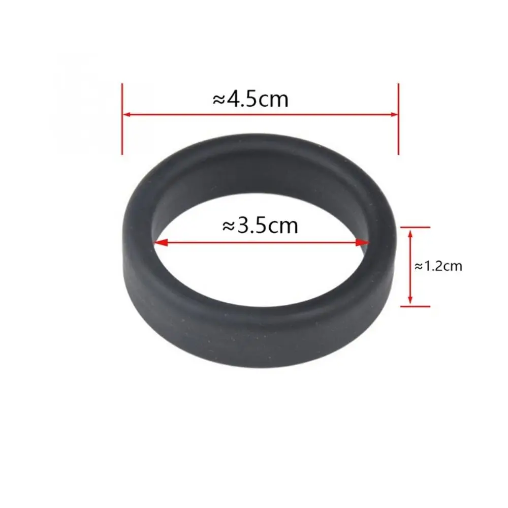 3Pcs Durable Thick Flat Rubber Ring Silicone Diameter 35 mm Luggage Wheel Ring Elastic Flexible Wheel Hoops Luggage Wheel