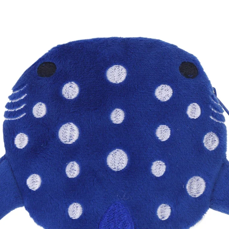 Cartoon Cute Whale Shark Coin Purse Kawaii Wallet Portable Plush Coin Bag Key Earphone Coin Organizer Pouch Zipper Bag Kids Gift