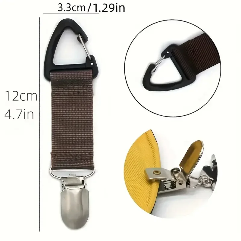 Outdoor Travel Straw Hat Clip Portable Hat Clip Multi-Purpose Outdoor Storage Clip