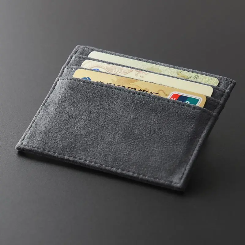 Large Capacity Multi-slot Bank Credit Card Gift Card Case ID Bag for Men Women Vintage Color PU Leather Ultra-thin Card Holder