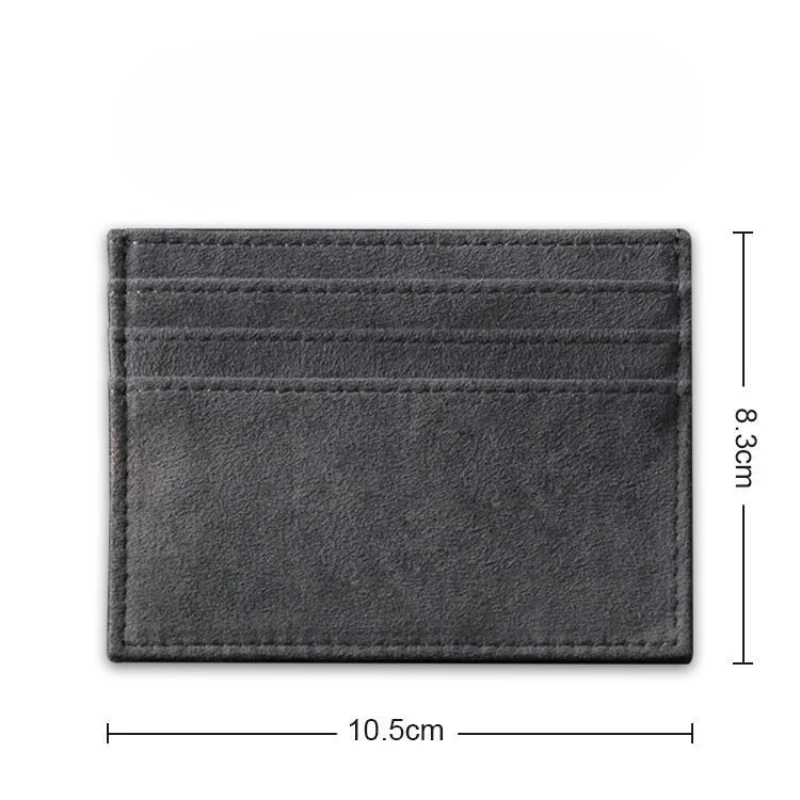Large Capacity Multi-slot Bank Credit Card Gift Card Case ID Bag for Men Women Vintage Color PU Leather Ultra-thin Card Holder