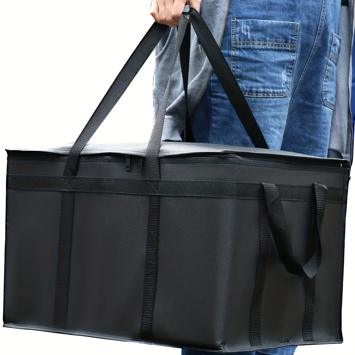 XXXL Size Large-Capacity Insulated Bag, Reusable, Three-Layer Insulated Pizza Delivery Bag, Portable Waterproof RefrigerationBag