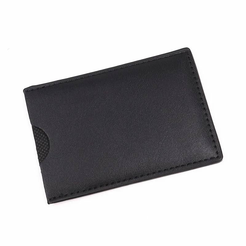 Bat ID Wallet For Men Leather Slim Card Holder Case Cover With Cutout Superhero Face Eyes Mask Gift For Husband Teens Boy Friend