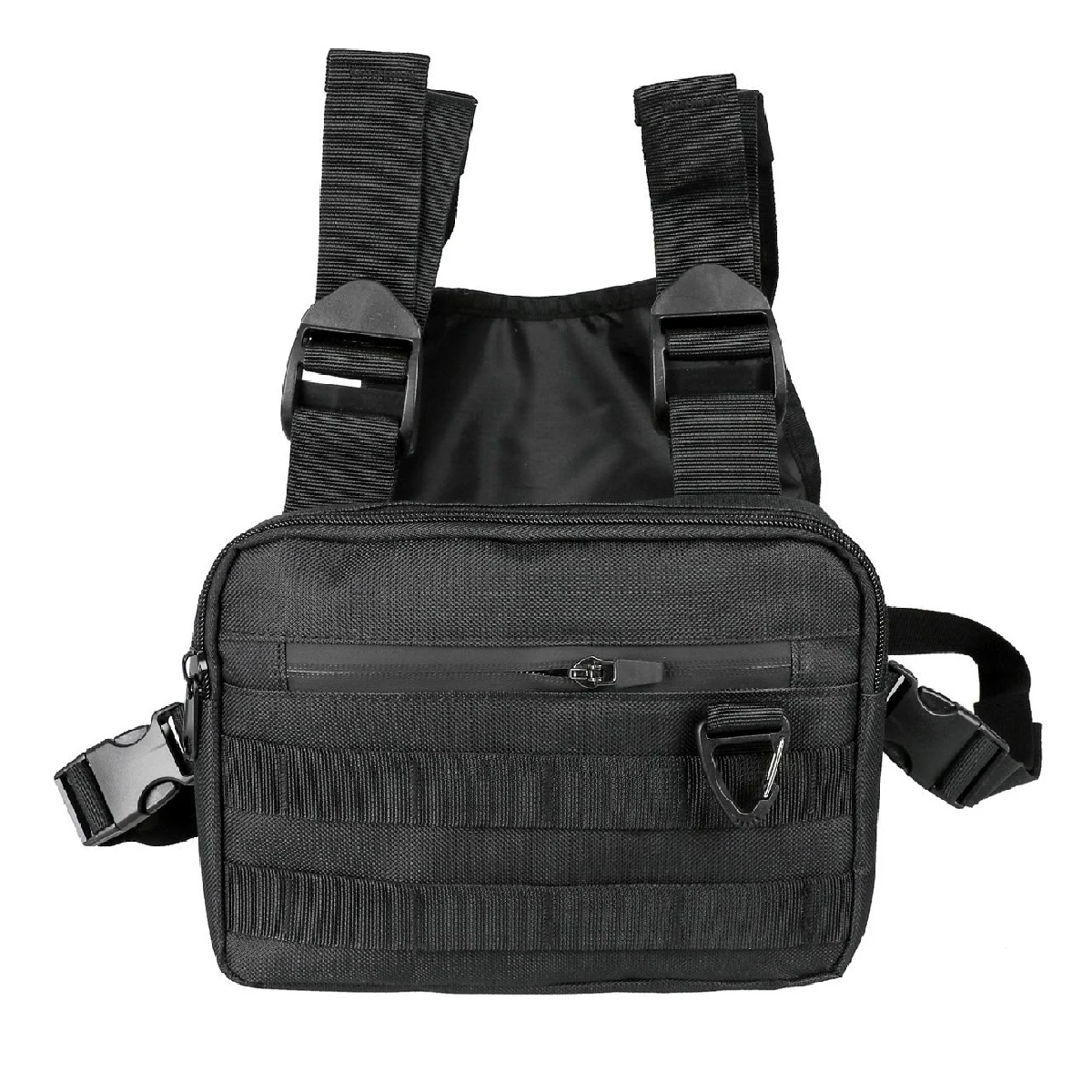 Outdoor Cycling Bag Lightweight Running Vest Backpacks Unisex Hiking Marathon Chest Rig Bag Storage Pocket Men Sports Chest Pack