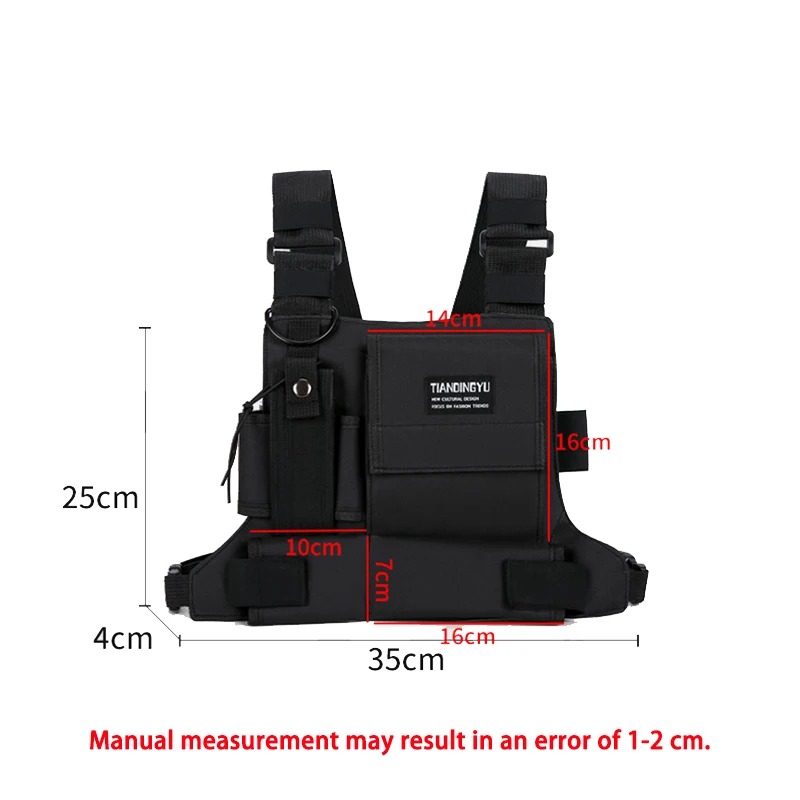Outdoor Cycling Bag Lightweight Running Vest Backpacks Unisex Hiking Marathon Chest Rig Bag Storage Pocket Men Sports Chest Pack