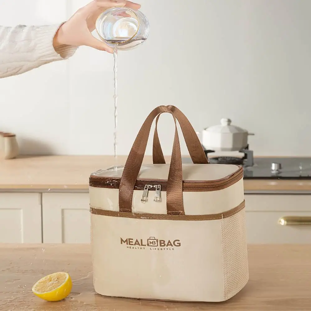 Aluminum foil Lunch Box Storage Bag Oxford Thickened Thermal Insulation Bag Waterproof Insulated Portable Ice Pack Picnic
