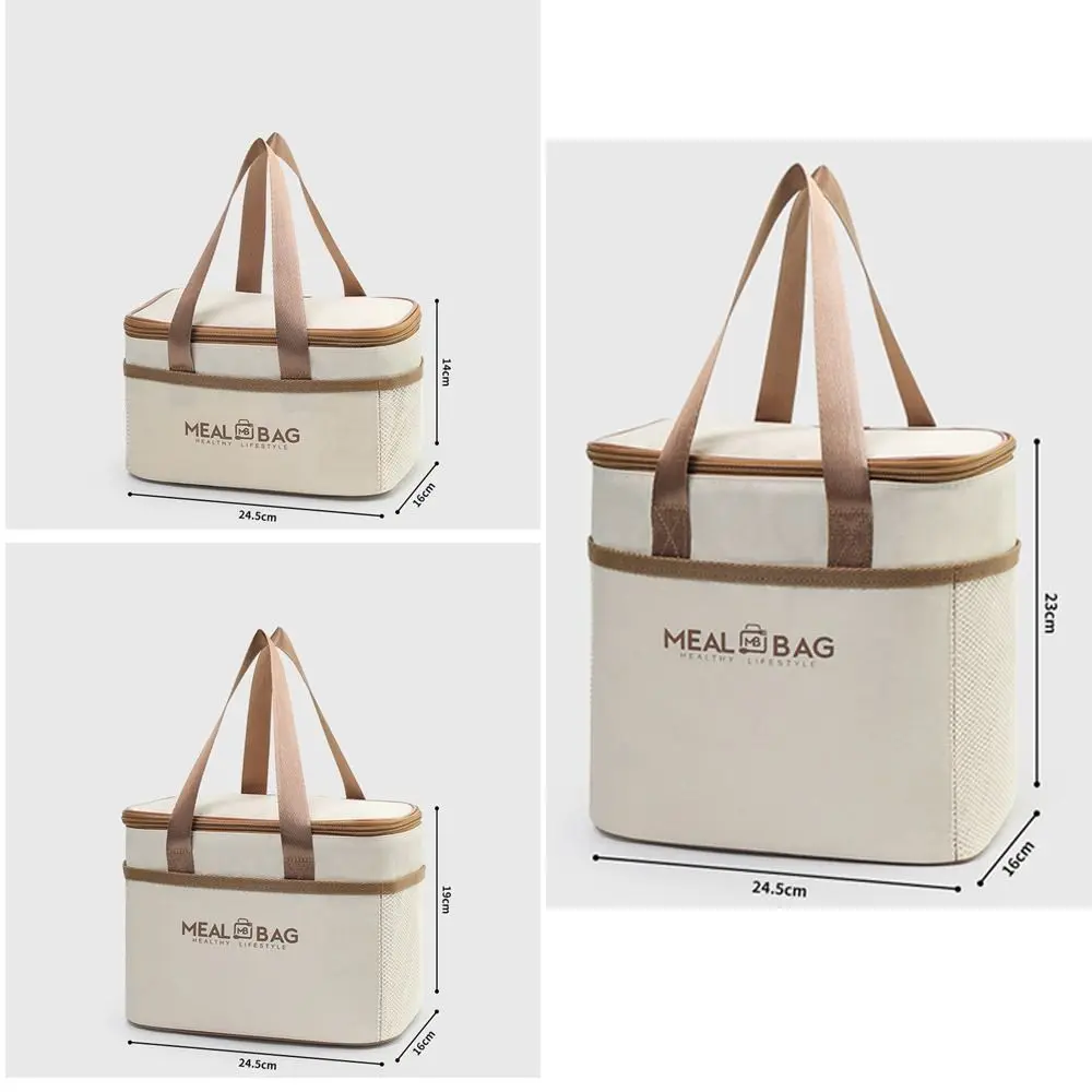 Aluminum foil Lunch Box Storage Bag Oxford Thickened Thermal Insulation Bag Waterproof Insulated Portable Ice Pack Picnic