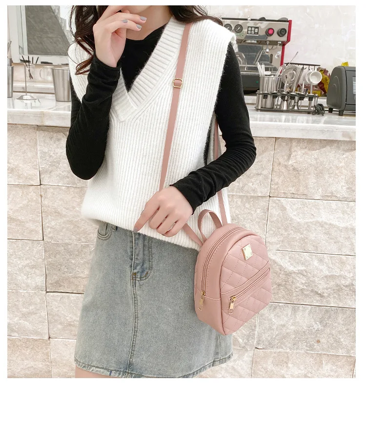 Embroidered Backpack 2021 Women's Bags Korean Version Girls' Backpack, One Piece Dropshipping Stylish Women's Backpack