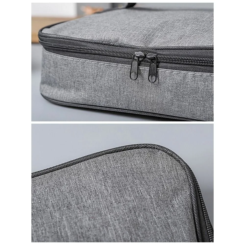 Square Thermal Lunch Bag Large Ice Pack Food Carrier Snack Bag Thicken Insulated Cooler Storage Bags