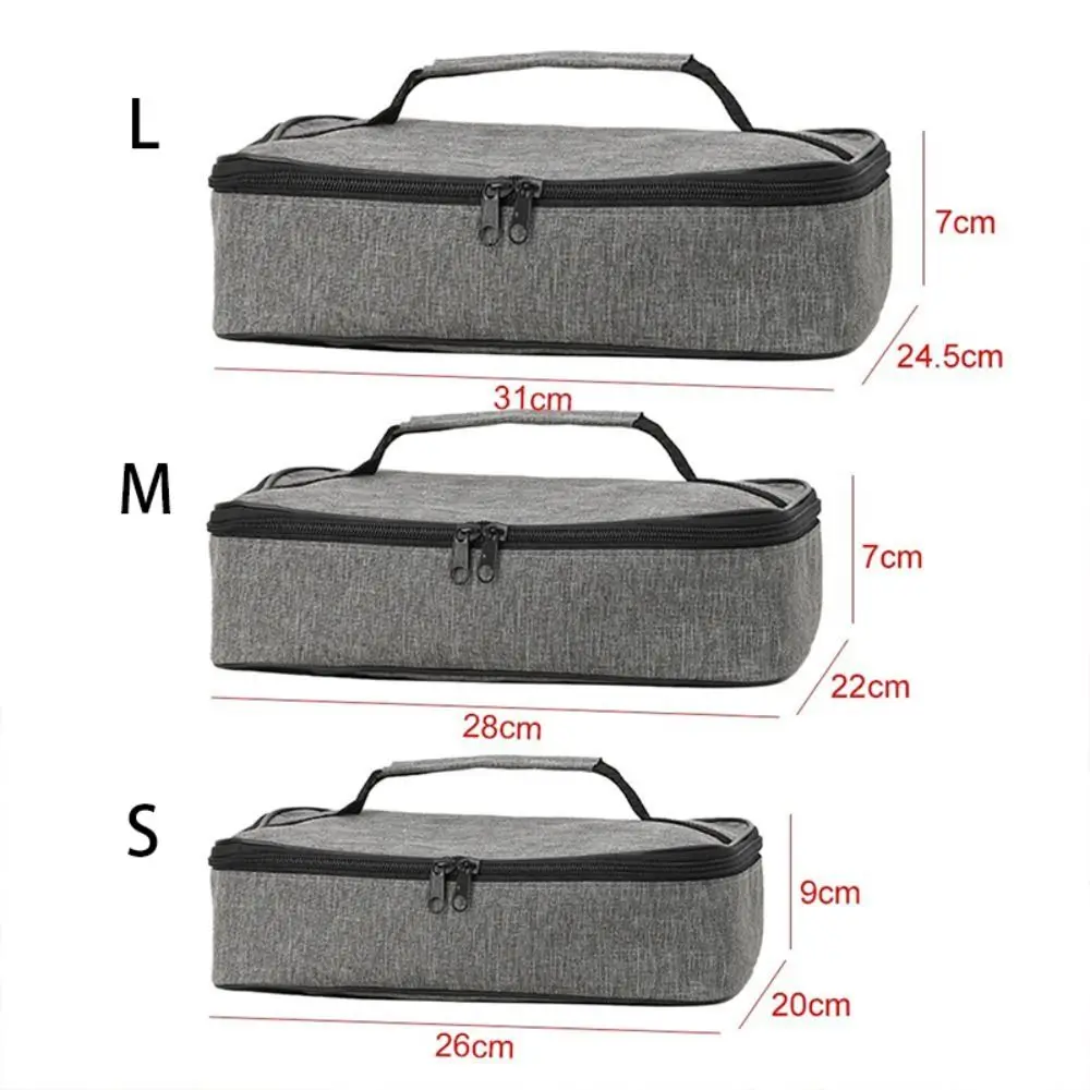 Square Thermal Lunch Bag Large Ice Pack Food Carrier Snack Bag Thicken Insulated Cooler Storage Bags