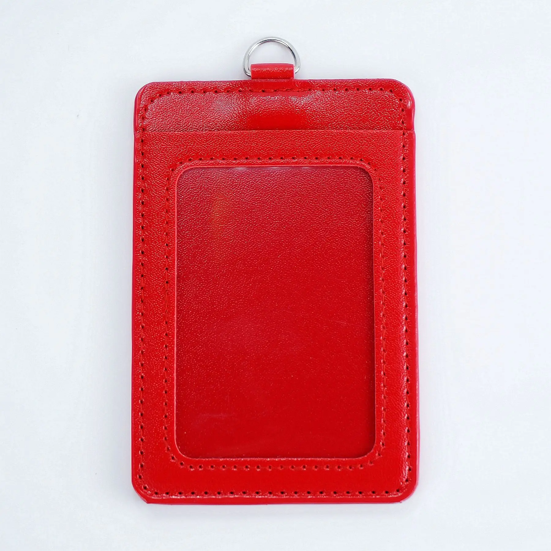 Fashion PU Leather Card Holders Set Women Men Student Retractable Badge Reel ID Card Holder Cover Case Nurse Badge Lanyards
